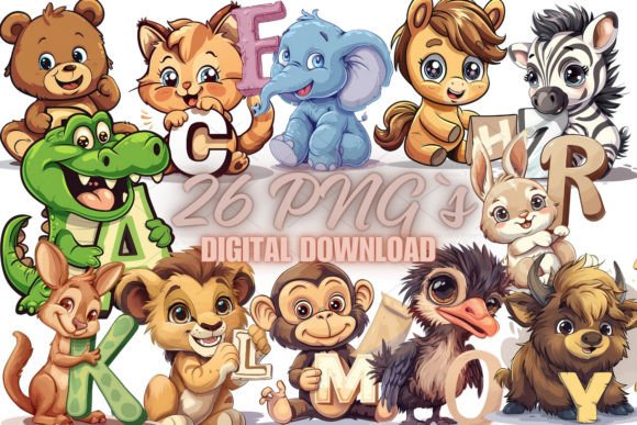 Animal Alphabet Clipart: Crafting with Character