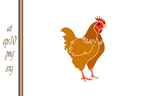 Chick Icon Doodle Easter Animal Stencil: A Playful Asset for Designers