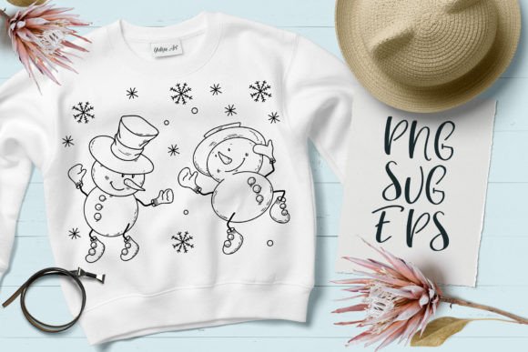 Cute Snowman Happy Baby Animal SVG & EPS: A Creative Asset Guide