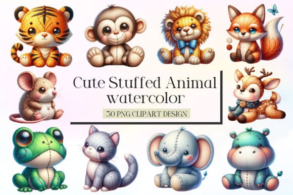 Cute Stuffed Animal Sublimation Clipart: A Designer's Playful Toolkit