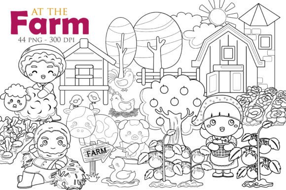 Farm and Animal Digital Stamp Bundles: Unleash Your Creative Projects