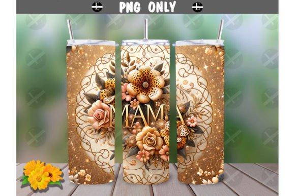 Mama Animal Print Floral Tumbler Wrap: A Designer's Take