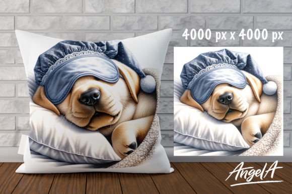 Sleeping Animal Labrador Dog Image: Cozy Design for Your Projects