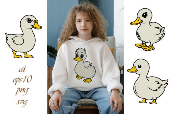Unleash Whimsy: 13 Doodle Duck Clipart for Modern Creators
