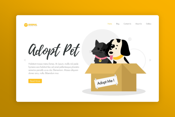 Warm Up Your Design Projects with Animal Adopt Pet Illustrations